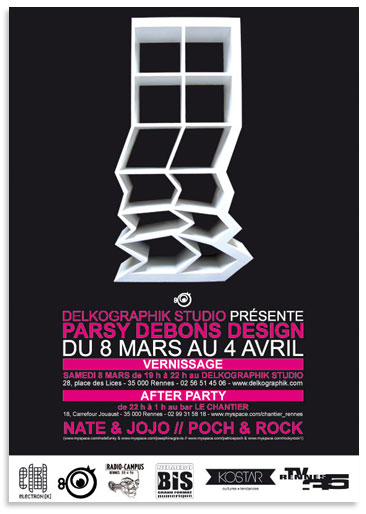 Exposition Delkographik : Parsy Debons Design