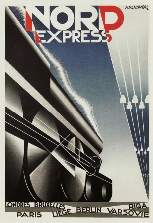 A. M. Cassandre | Nord-Express - 1927