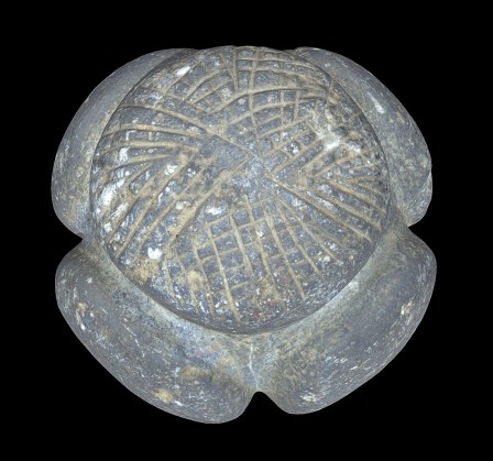 Carved stone ball